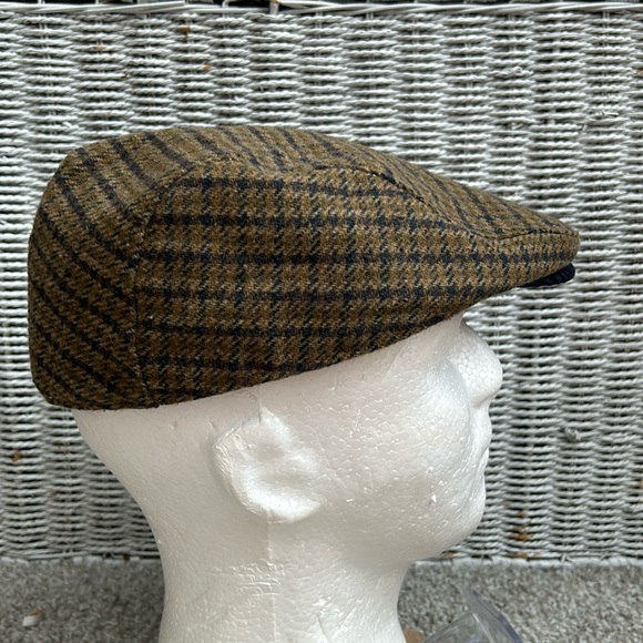 Women’s O/S tweed newsboy hat - Picture 3 of 12